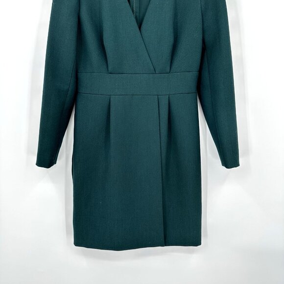 dress shift sheath long sleeve career business green 10 - Picture 5 of 7
